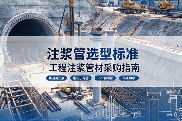 霍尔果斯注浆管选型标准