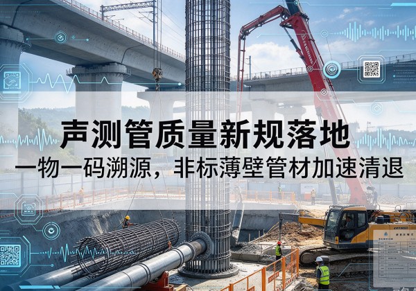 霍尔果斯声测管质量新规落地，一物一码溯源，非标薄壁管材加速清退